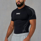 Gothic Compression Tees - Black/Grey - High Definition Angle 1