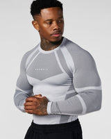 Apex Compression Longsleeves - Grey - High Definition Angle 1