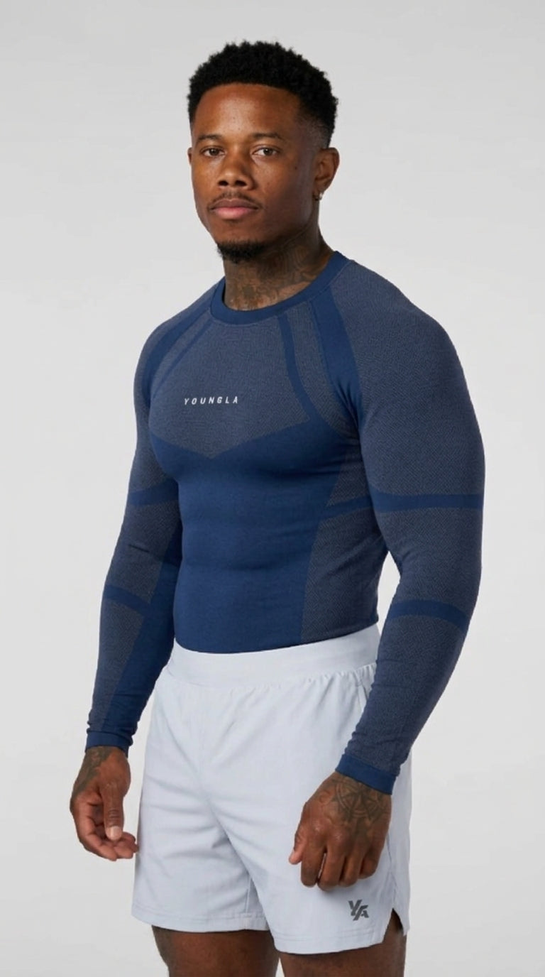 Apex Compression Longsleeves - Navy