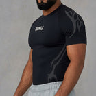 Gothic Compression Tees - Black/Grey