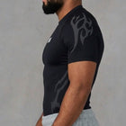 Gothic Compression Tees - Black/Grey