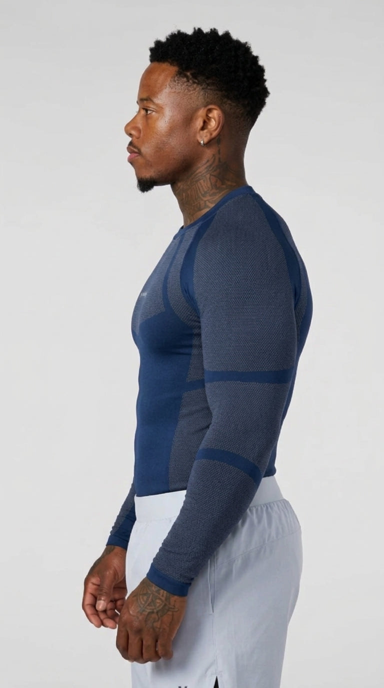 Apex Compression Longsleeves - Navy