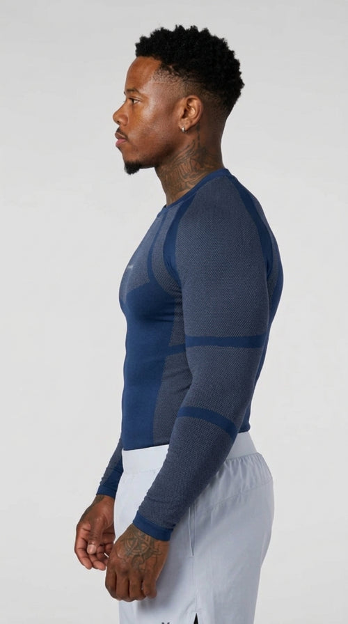 Apex Compression Longsleeves - Navy