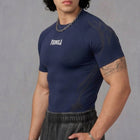 Gothic Compression Tees - Navy