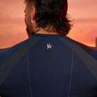Apex Compression Longsleeves - Navy - High Definition Angle 3
