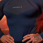 Apex Compression Longsleeves - Navy - High Definition Angle 2
