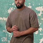 Gold's Iron Legacy Shadow Tees - Olive Wash - High Definition Angle 1